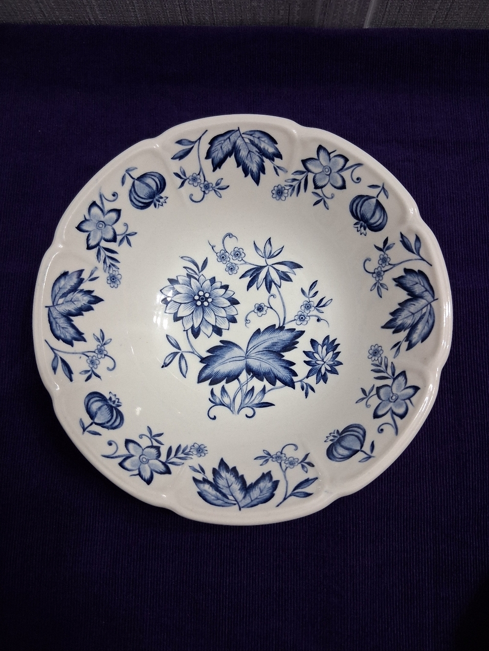 Vintage Malvern Blue Windsor Ware Teacups Saucers Bowls Johnson Bros England - Picture 3 of 16